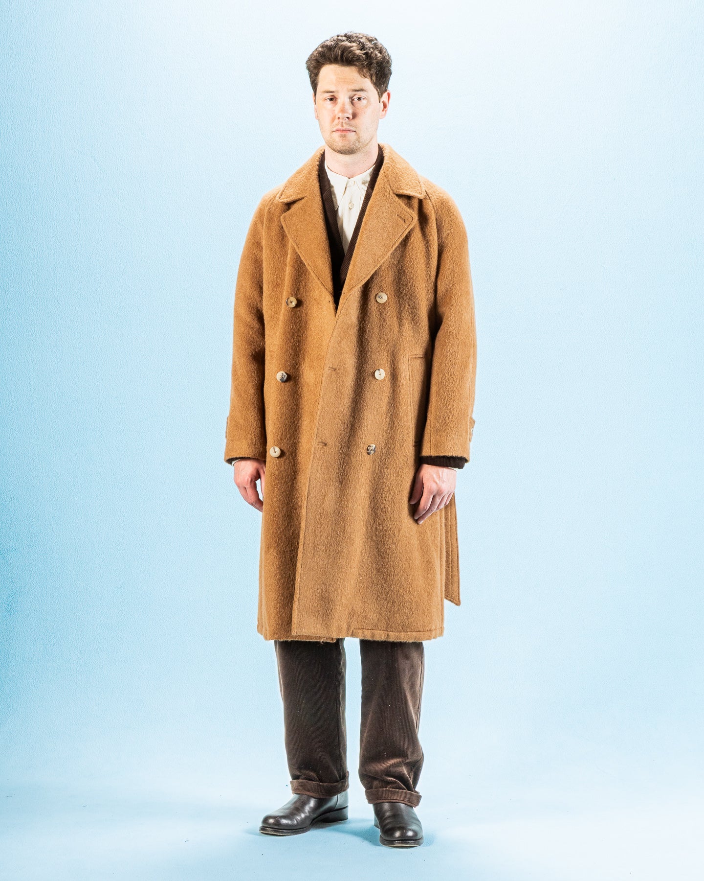 Grandad Coat - Pecan Alpaca – Standard & Strange