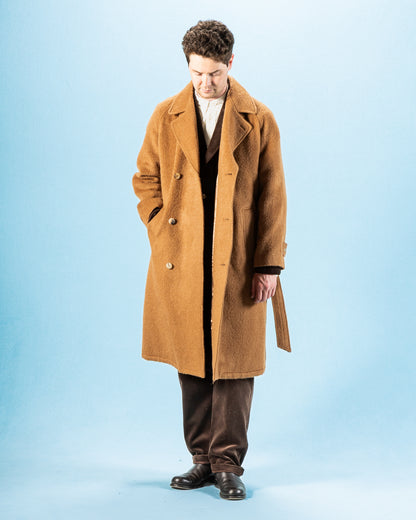 De Bonne Facture Grandad Coat - Pecan Alpaca - Standard & Strange