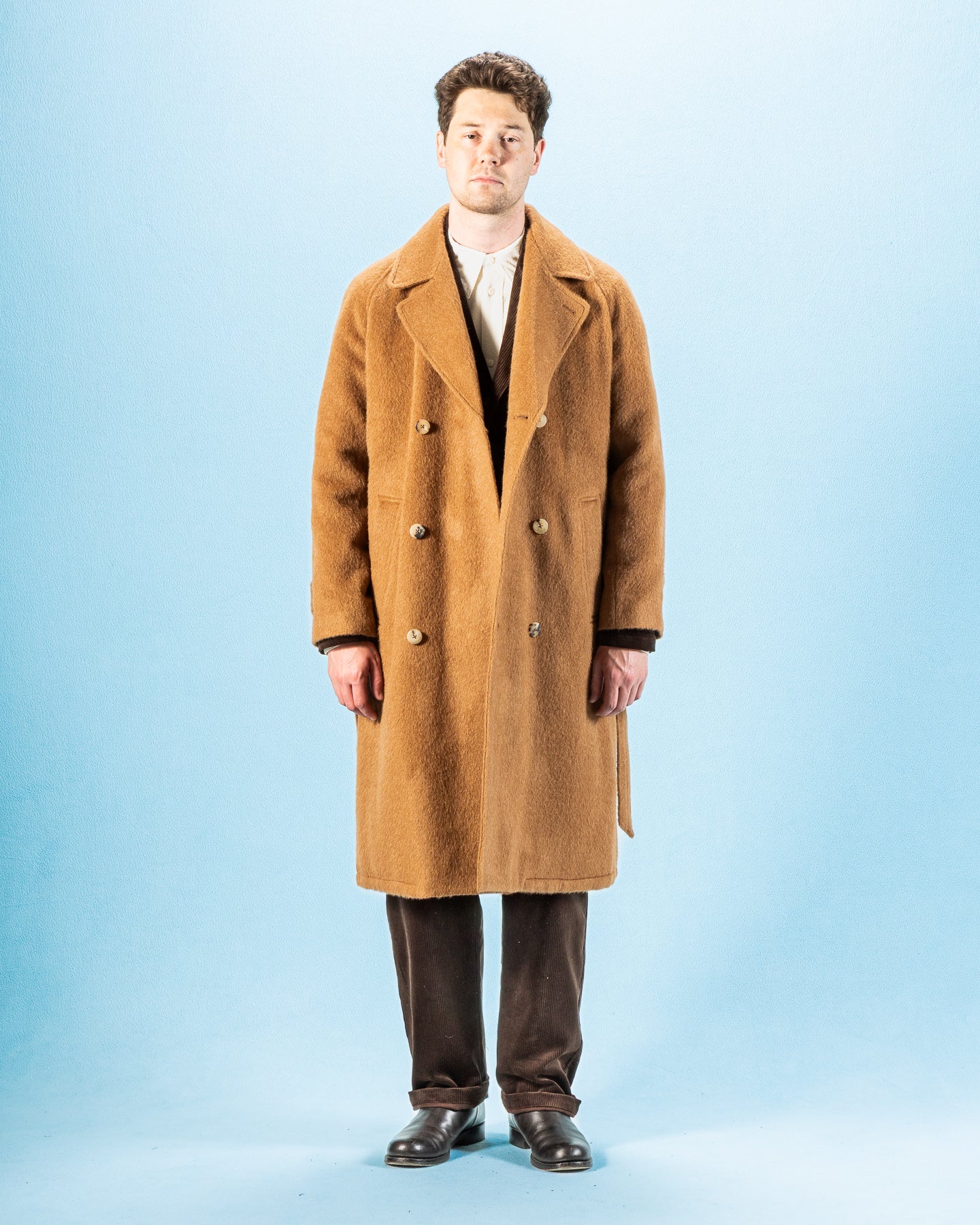 Grandad Coat - Pecan Alpaca – Standard & Strange