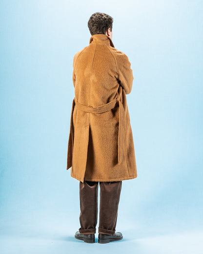 De Bonne Facture Grandad Coat - Pecan Alpaca - Standard & Strange