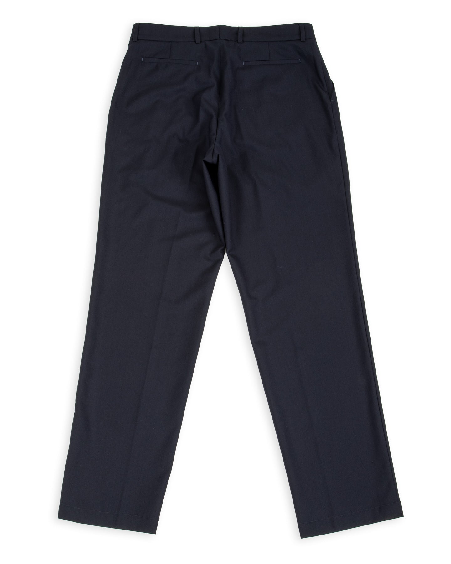 De Bonne Facture One Pleat Trousers - Navy Wool - Standard & Strange