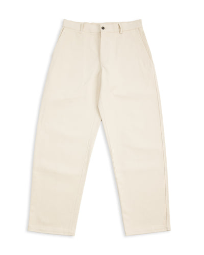De Bonne Facture Balloon Trousers - Cream Heavy Cotton Drill - Standard & Strange