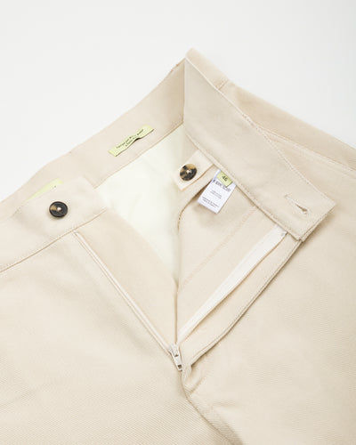 De Bonne Facture Balloon Trousers - Cream Heavy Cotton Drill - Standard & Strange