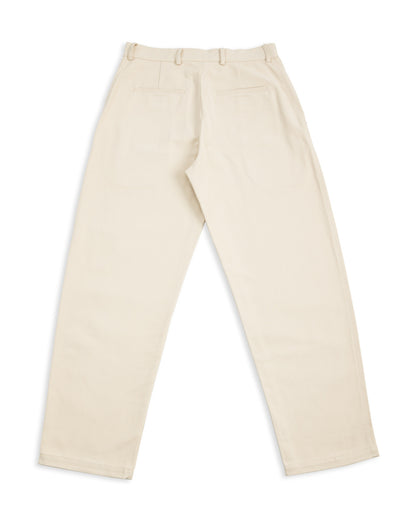 De Bonne Facture Balloon Trousers - Cream Heavy Cotton Drill - Standard & Strange