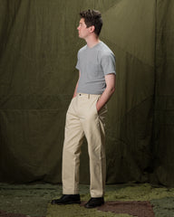 De Bonne Facture Balloon Trousers - Cream Heavy Cotton Drill - Standard & Strange