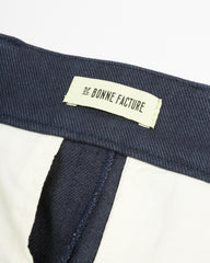 De Bonne Facture Balloon Trousers - Navy Heavy Cotton Drill - Standard & Strange