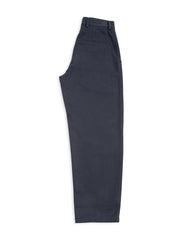 De Bonne Facture Balloon Trousers - Navy Heavy Cotton Drill - Standard & Strange