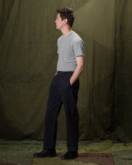 De Bonne Facture Balloon Trousers - Navy Heavy Cotton Drill - Standard & Strange