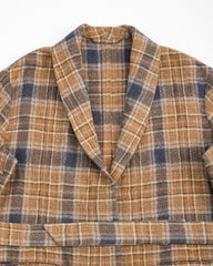 De Bonne Facture Cardigan Jacket - Chestnut Check Crepe - Standard & Strange