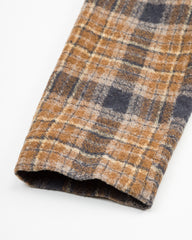 De Bonne Facture Cardigan Jacket - Chestnut Check Crepe - Standard & Strange