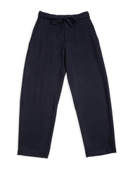 De Bonne Facture Lounge Trousers - Navy Lambswool Twill - Standard & Strange