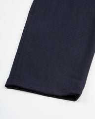 De Bonne Facture Lounge Trousers - Navy Lambswool Twill - Standard & Strange