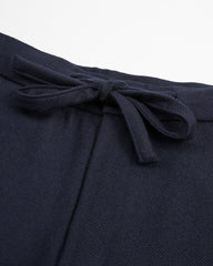 De Bonne Facture Lounge Trousers - Navy Lambswool Twill - Standard & Strange