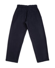 De Bonne Facture Lounge Trousers - Navy Lambswool Twill - Standard & Strange