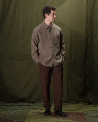 De Bonne Facture One Pocket Overshirt - Undyed Rustic Wool - Standard & Strange