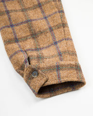 De Bonne Facture Overshirt - Gold Check Brushed Wool - Standard & Strange