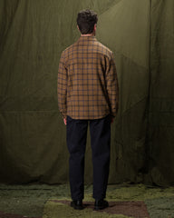 De Bonne Facture Overshirt - Gold Check Brushed Wool - Standard & Strange