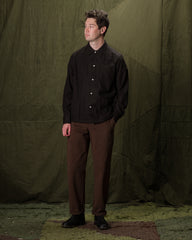 De Bonne Facture Painter Jacket - Bark Brown Flannel - Standard & Strange