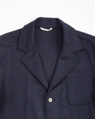 De Bonne Facture Traveler Jacket - Navy Merino Lambswool - Standard & Strange