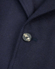 De Bonne Facture Traveler Jacket - Navy Merino Lambswool - Standard & Strange