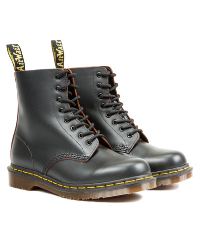 Dr. Martens 1460 Vintage Made in England Lace Up Boots - Black Quilon - Standard & Strange