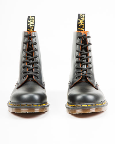 Dr. Martens 1460 Vintage Made in England Lace Up Boots - Black Quilon - Standard & Strange