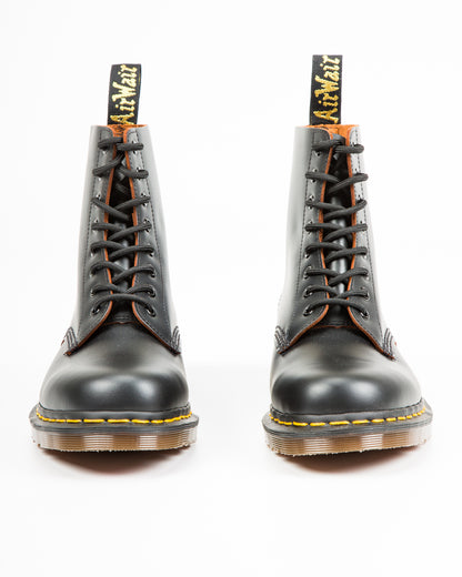 Dr. Martens 1460 Vintage Made in England Lace Up Boots - Black Quilon - Standard & Strange