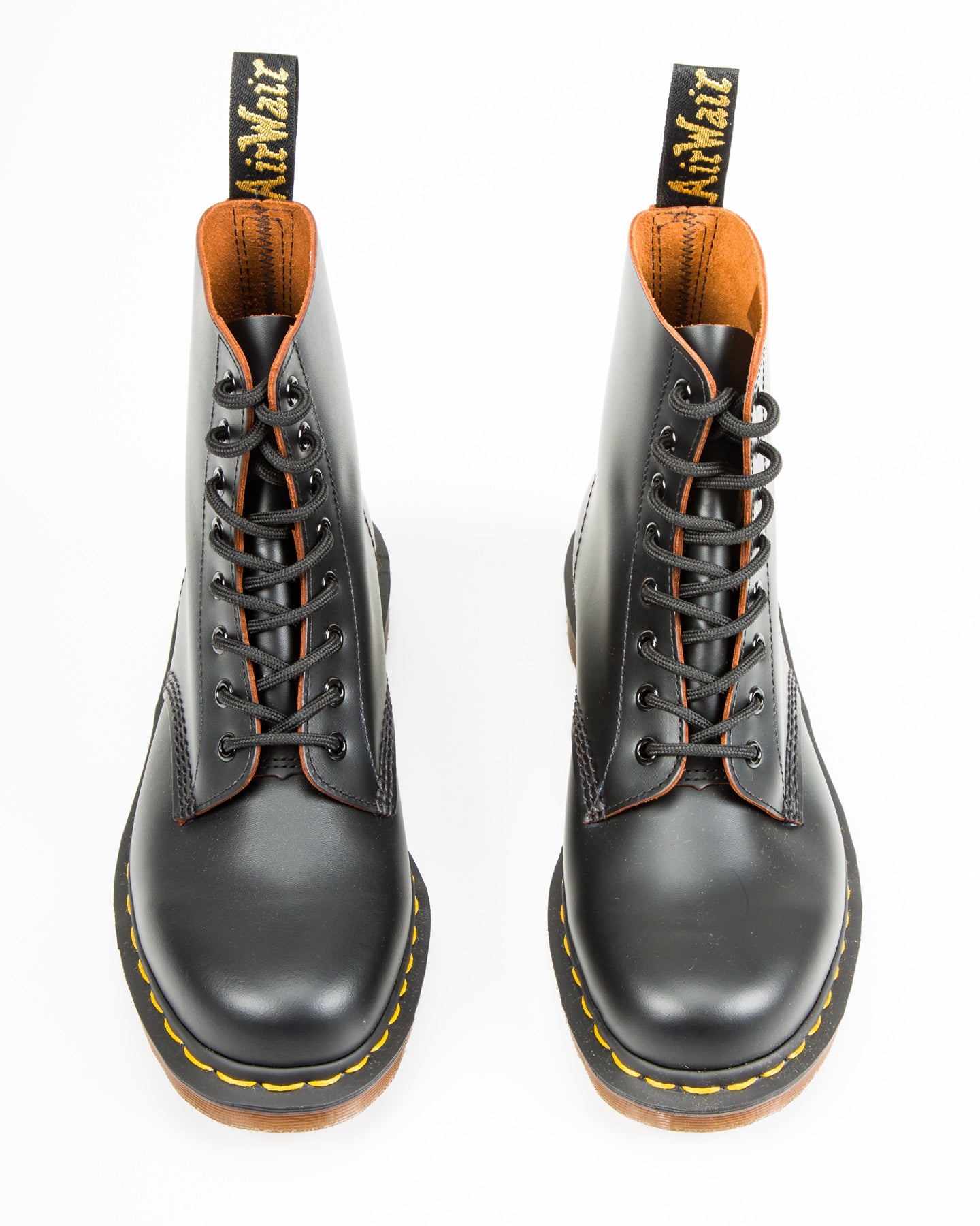 Dr. Martens 1460 Vintage Made in England Lace Up Boots - Black Quilon - Standard & Strange