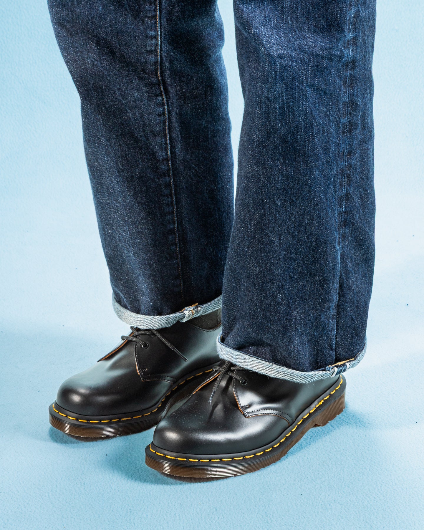 Dr. Martens 1461 Vintage Made in England Oxford Shoes - Black Quilon - Standard & Strange