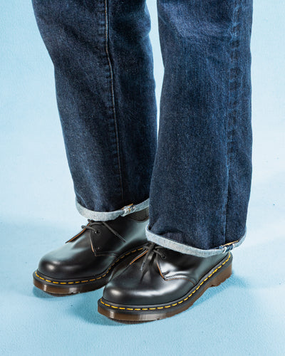 Dr. Martens 1461 Vintage Made in England Oxford Shoes - Black Quilon - Standard & Strange