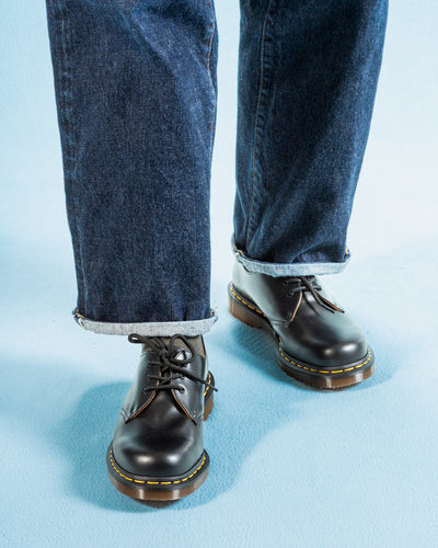 Dr. Martens 1461 Vintage Made in England Oxford Shoes - Black Quilon - Standard & Strange
