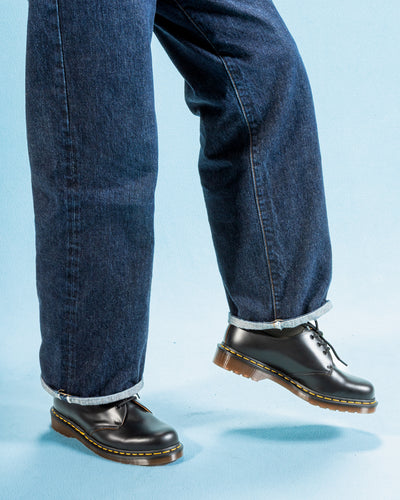 Dr. Martens 1461 Vintage Made in England Oxford Shoes - Black Quilon - Standard & Strange