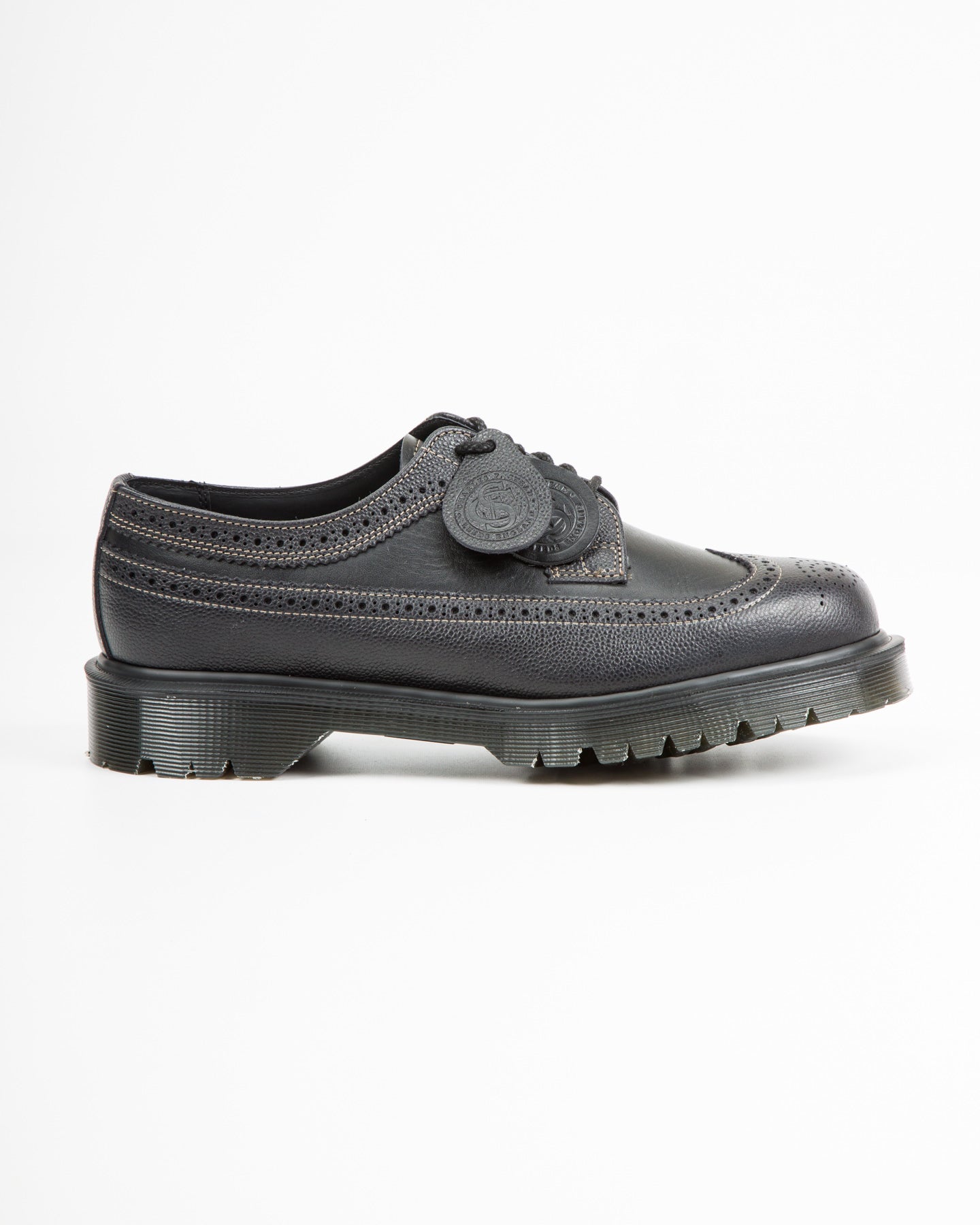 Dr. Martens 3989 Brogue Shoes - Black Westminster - Standard & Strange