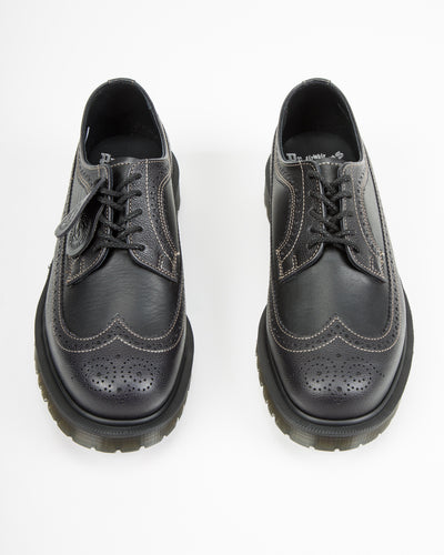 Dr. Martens 3989 Brogue Shoes - Black Westminster - Standard & Strange