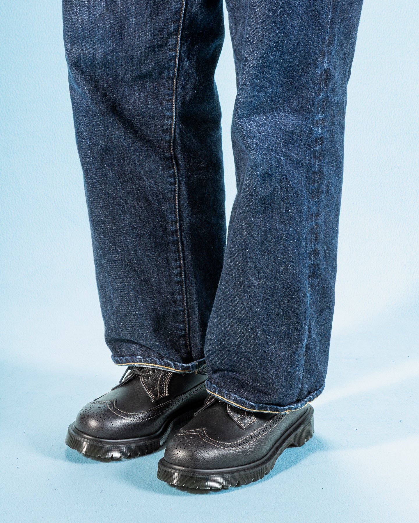 Dr. Martens 3989 Brogue Shoes - Black Westminster - Standard & Strange