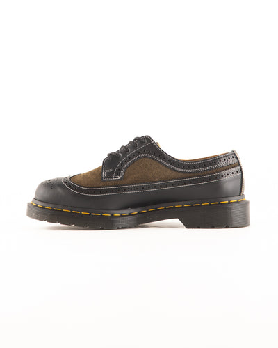 Dr. Martens 3989 Brogue Shoes - Green Multi Leather - Standard & Strange