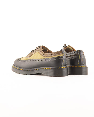 Dr. Martens 3989 Brogue Shoes - Green Multi Leather - Standard & Strange