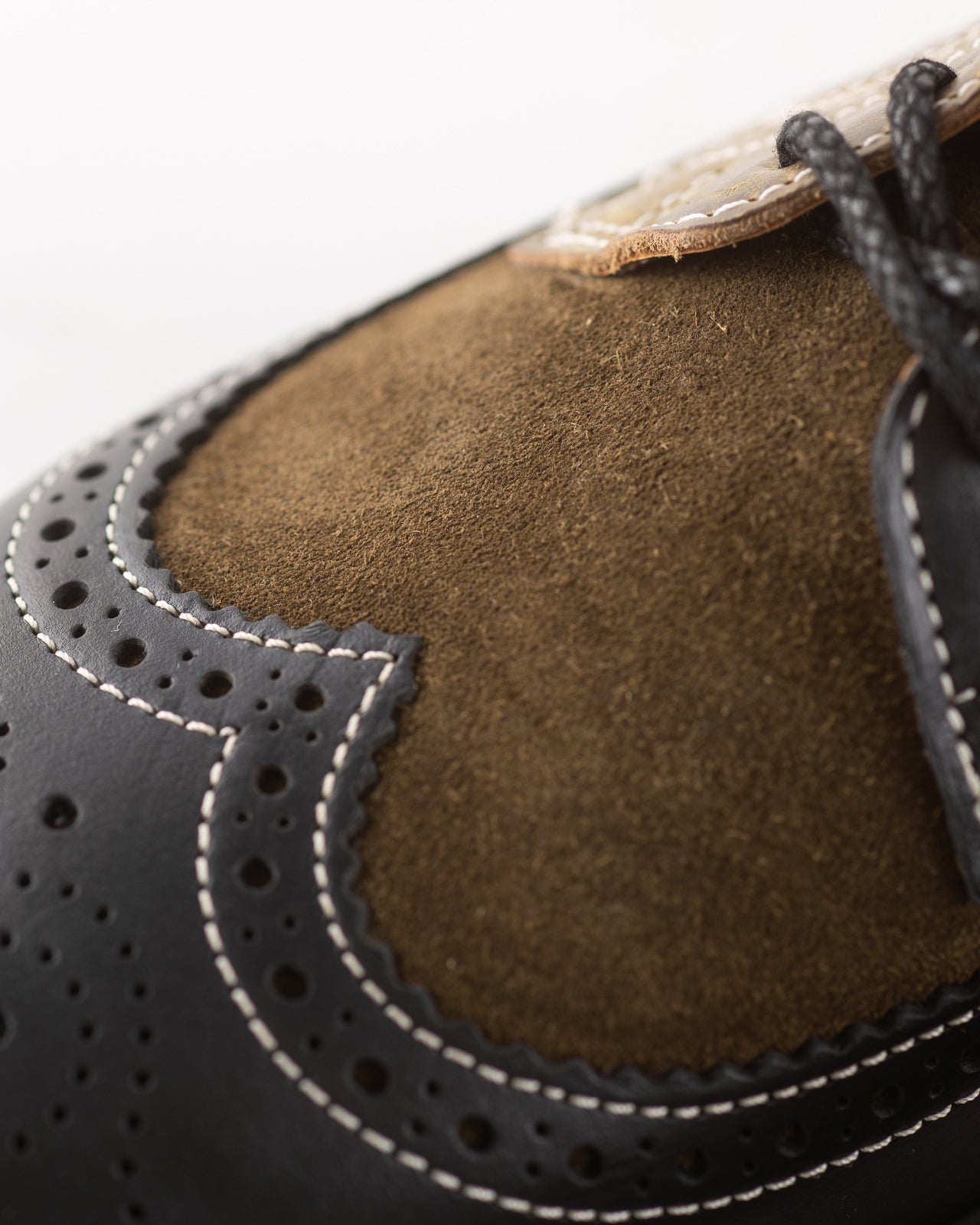 Dr. Martens 3989 Brogue Shoes - Green Multi Leather - Standard & Strange