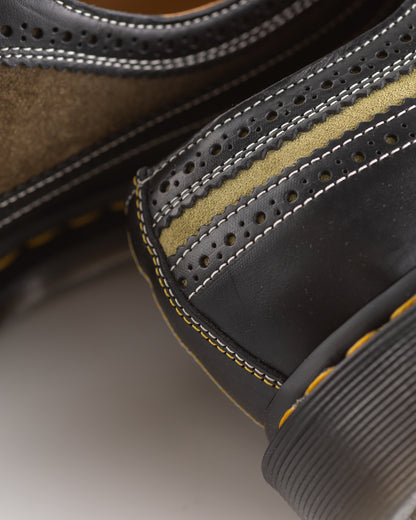 Dr. Martens 3989 Brogue Shoes - Green Multi Leather - Standard & Strange