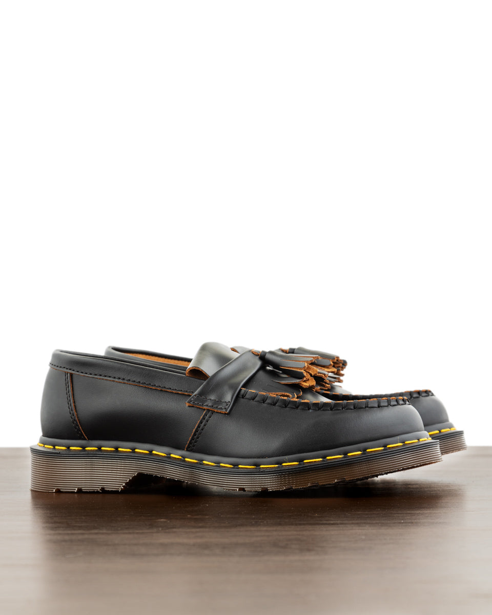 Dr. Martens Adrian Tassel Loafer - Black Quilon - Standard & Strange