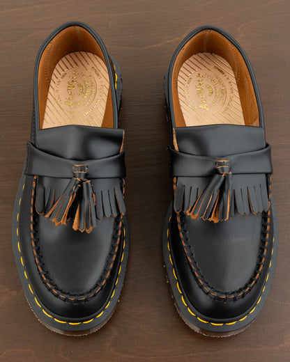 Dr. Martens Adrian Tassel Loafer - Black Quilon - Standard & Strange