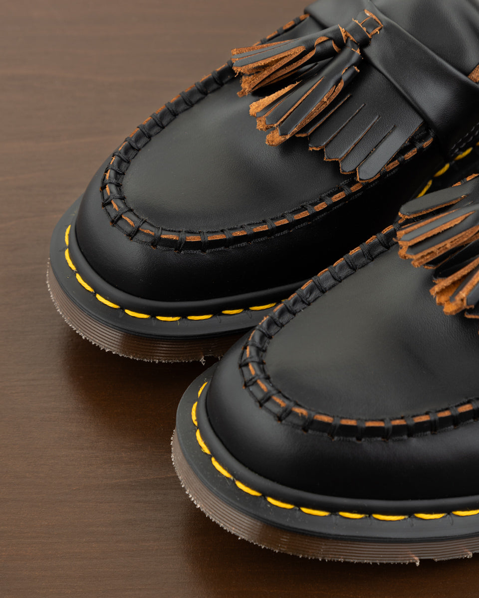 Dr. Martens Adrian Tassel Loafer - Black Quilon - Standard & Strange