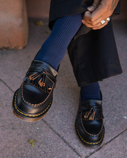 Dr. Martens Adrian Tassel Loafer - Black Quilon - Standard & Strange