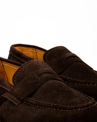 Delapre Penny Loafer - Brindle Brown