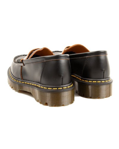 Dr. Martens Penton Bex Made in England Loafers - Black Quilon - Standard & Strange