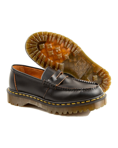 Dr. Martens Penton Bex Made in England Loafers - Black Quilon - Standard & Strange
