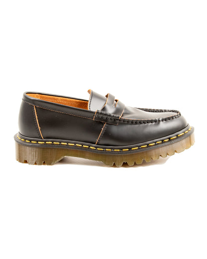 Dr. Martens Penton Bex Made in England Loafers - Black Quilon - Standard & Strange