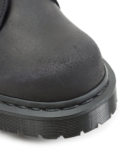 Dr. Martens 1461 Made in England Oxford Shoes - Black Waxy Commander - Standard & Strange