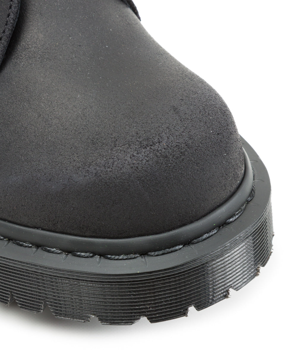 Dr. Martens 1461 Made in England Oxford Shoes - Black Waxy Commander - Standard & Strange