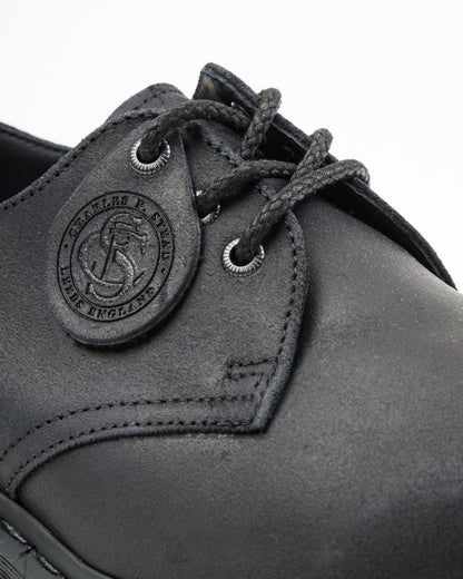 Dr. Martens 1461 Made in England Oxford Shoes - Black Waxy Commander - Standard & Strange